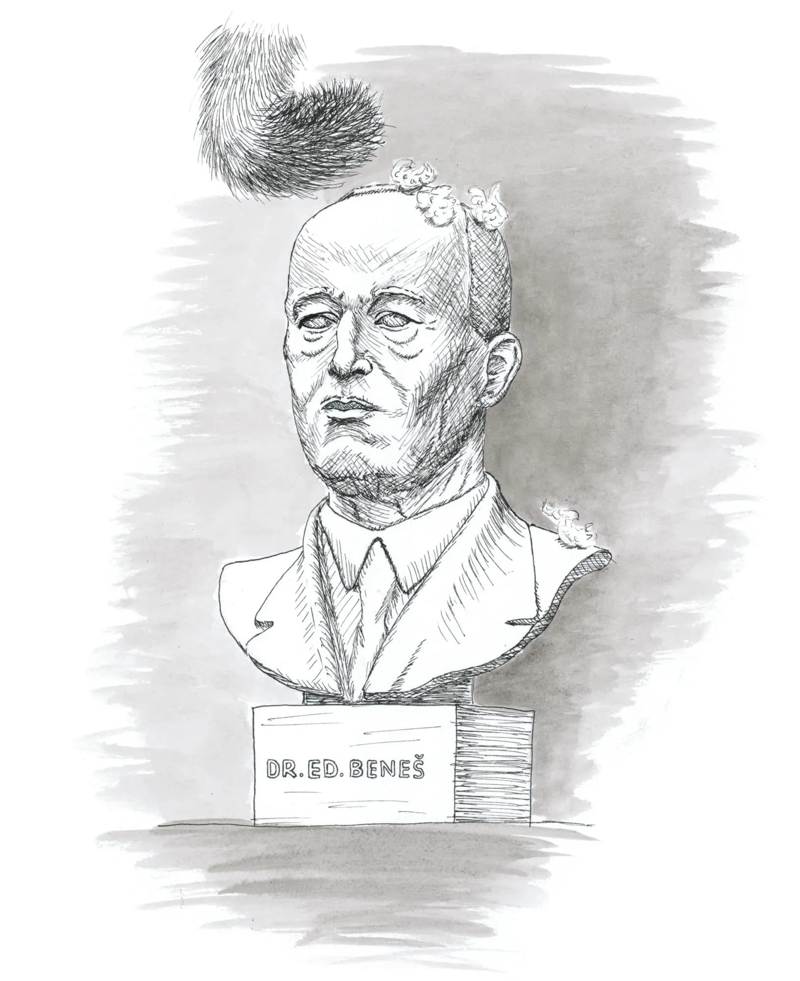Kočka (Ilustrace Souhvězdí nomáda)