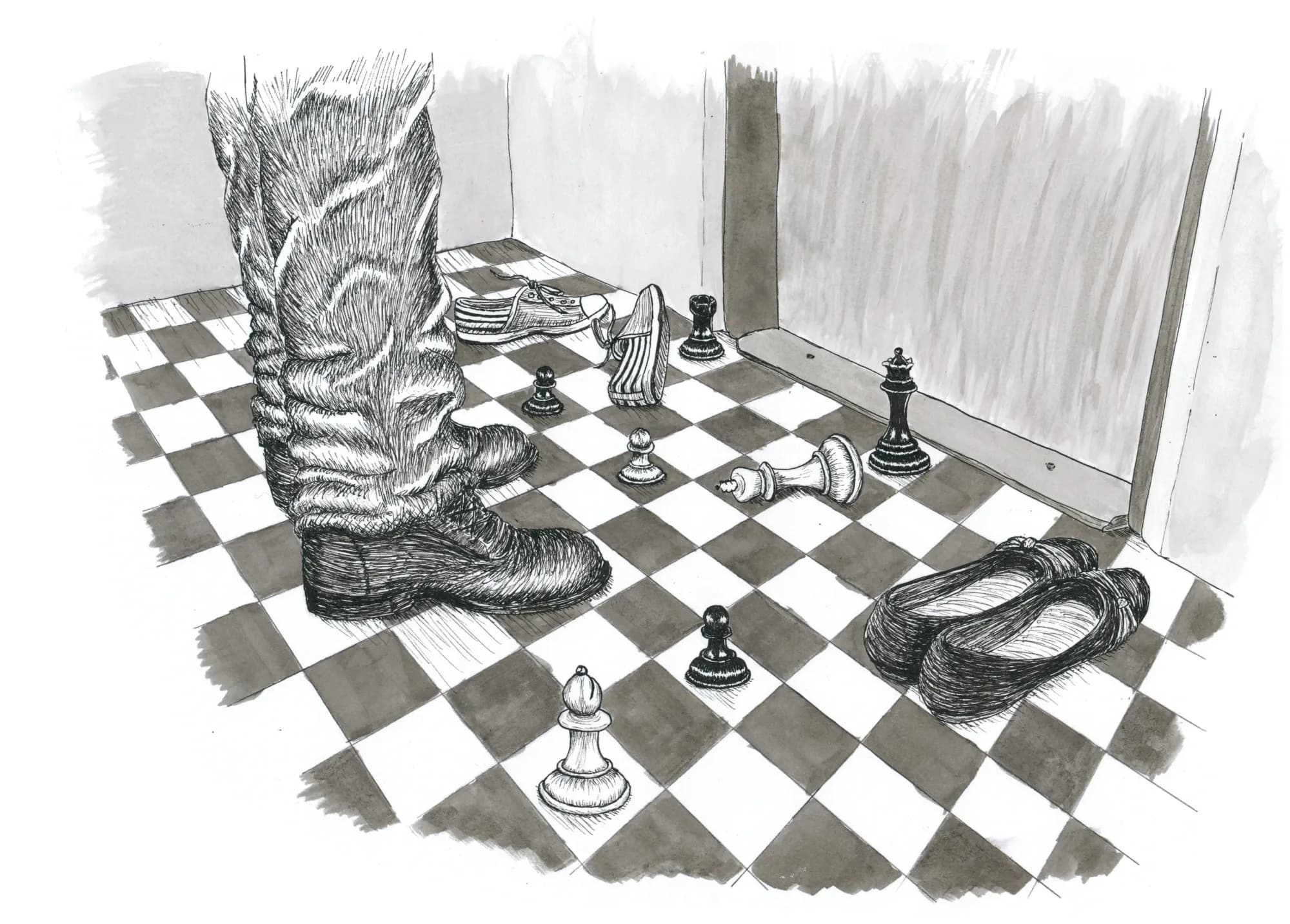 Vinohradská (Ilustrace Souhvězdí nomáda)
