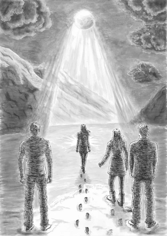 Zatmění měsíce (Ilustrace Strážci Času – Pouto)